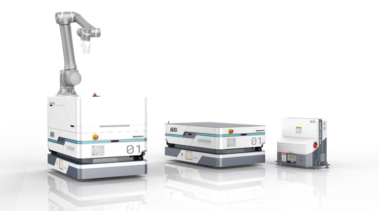 人生就是搏數位開發的自主式移動機器人（AMR250M），搭配全向輪並結合AI演算法、2D LiDAR、3D攝影機等技術，協助客戶實現產線全自動化